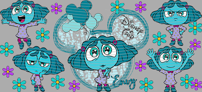 16oz Disney style-D-1245